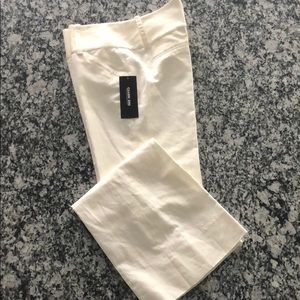 Gianni Bini White Flare Trousers